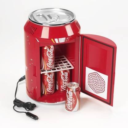 dkian fridge 11L Portable Mini Cola Can Shaped Mini Fridge for Home and car Refrigerator with heating and cooling function 11 liter capacity 11 L Car Refrigerator