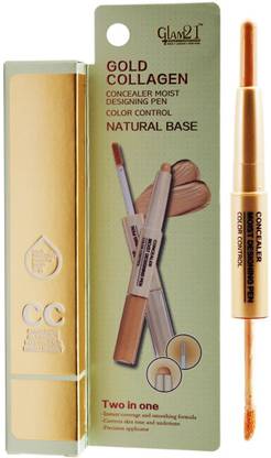Glam21 Gold Collagen Dual Concealer Pen-CL1015A-03 Concealer