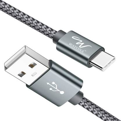 Wayona USB Type C Cable 2 A 2 m Nylon Braided 6FT 2.8A WC2CG1