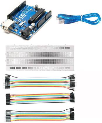 REES52 Arduino Uno R3 Board with MB102 Breadboard and Set Micro Controller Board Electronic Hobby Kit
