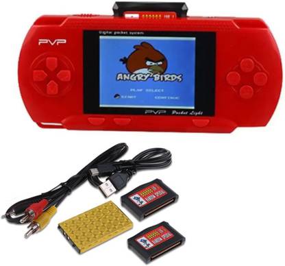 kluzie Station Light 3000 8 Bit Portable Game Machine with Built-in Games 8 GB with Mario, DR MARIO, CONTRA, CRICKET GAME, TURTLE, SUPER MARIO, OTHER 3000 FAMOUS GAMES