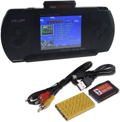 kluzie PVP Station Light 3000 8 Bit PVP PSP Digital Video Game-console 8 GB with Mario, DR MARIO, CONTRA, CRICKET GAME, TURTLE, SUPER MARIO, OTHER 3000 FAMOUS GAMES