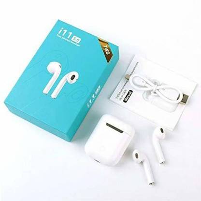 MOBILE EXPERT Wireless Earbuds i11 TWS Bluetooth Earphone with mic (White) Bluetooth