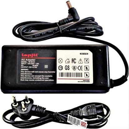 LAPJII Charger Compatible for TOSHIBA SATELLITE P75, P75-A7100, P75-A7200 Laptops of 19V,4.74A,Watts 90 W Adapter