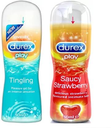 DUREX Tingling & Saucy Strawberry Lubricant (Combo) Lubricant