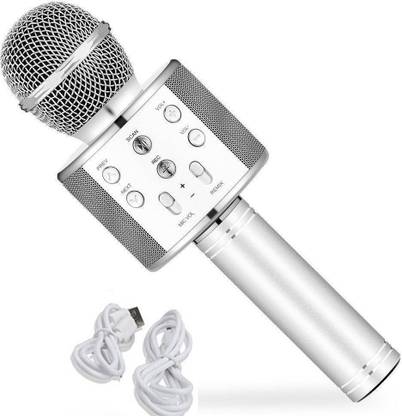 FERONS WS-858 Wireless Handheld Karaoke Mic with Bluetooth Speaker Audio Recording & Karaoke Feature Microphone
