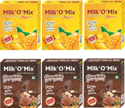 Milk'O'Mix Chocolate and Mango Flavored Milk Powder