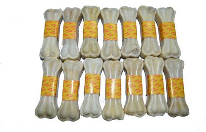 Bow! Wow !! Pressed Bone 1 Kg 5" size Beef Dog Chew