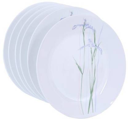 CORELLE Small Plate-Shadow Iris-6PCS Quarter Plate