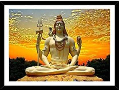 Lord Shiva - Shiv Shankar - Bhole Nath Wall Poster Photo Frame Paper Print