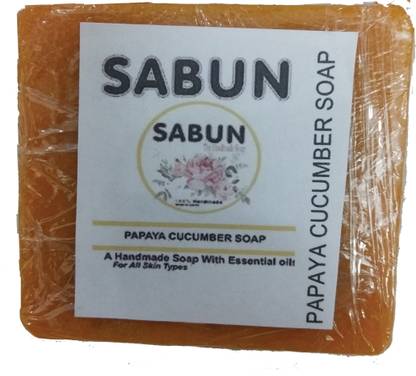 sabun PAPAYA AND CUCUMBER HANDMADE SOAP