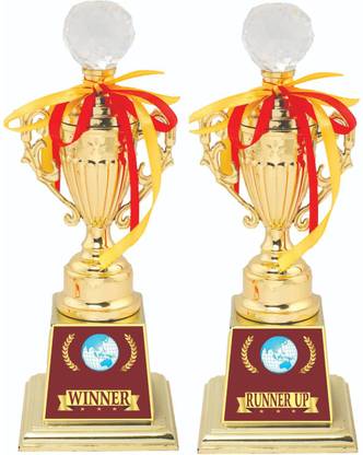 AARK INDIA Winner Runner Up Matc 1St 2Nd Place (Combo Set) Trophy:Award (PC00883) Trophy