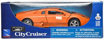 New-Ray Lamborghini Murcielago Scale-1:32 Die Cast Toy Car (Orange)