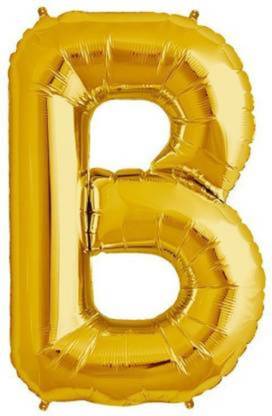 AARK PLANET Solid Printed B Letters-Alphabets Shaped Bubble Balloon