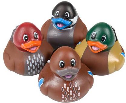 DollarItemDirect 2" DECOY RUBBER DUCKIES Case of 288 Bath Toy