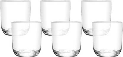 Incrizma (Pack of 6) Union Glass Tumbler Set of 6 Pcs, 224 ml Glass Set Water/Juice Glass