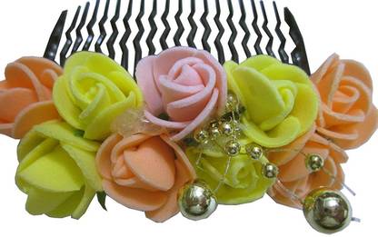 Unique Indian Crafts Comb pin for hairs with multicolours (Sku-UIC-FA-CP-57) Back Pin