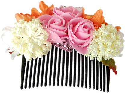 Unique Indian Crafts Comb pin for hairs with multicolours (Sku-UIC-FA-CP-155) Back Pin