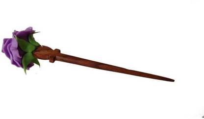 Unique Indian Crafts Hand made wooden Juda stick Bun Stick