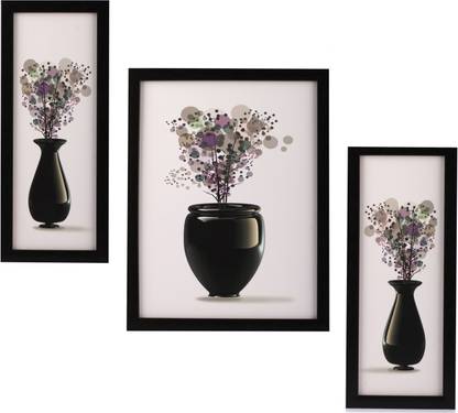 Indianara FLORAL WITHOUT GLASS Digital Reprint 13 inch x 10 inch Painting