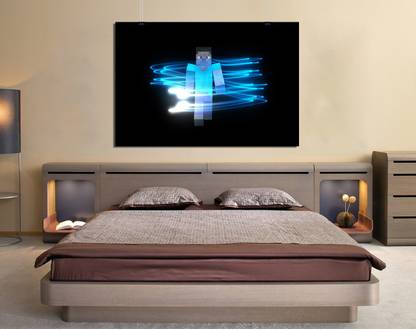 GWSJ-13654 Printed Minecraft 2 Non Sticking Without Frame Canvas Canvas Art