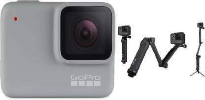 GoPro Hero7 (with 3 Way Mount) Sports and Action Camera