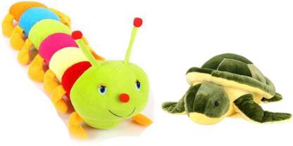 Nihan Enterprises Turtle (42 Cm) and Caterpillar 55 cm (set of 2  - 55 cm