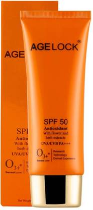 o3 plus Sunscreen - SPF 50 Agelock Antioxidant Sunscreen PA+++