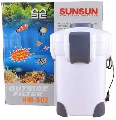 SUNSUN HW-302 OUTSIDE FILTER | 3 STAGE EXTERNAL CANISTER FILTER Canister Aquarium Filter