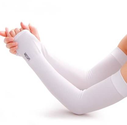 Auto Hub Cotton, Nylon Arm Sleeve For Men & Women