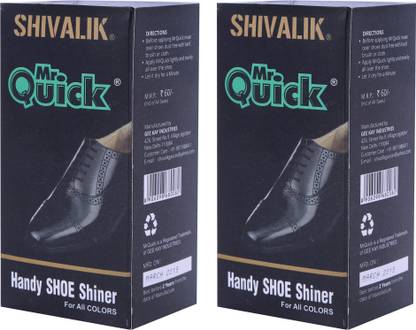 Mr Quick Handy Shoe Shiner For All Leather Shoes Combo Shiner