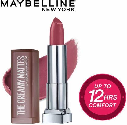 MAYBELLINE NEW YORK Color Sensational Creamy Matte Lipstick, 660 Touch of Spice, 3.9g
