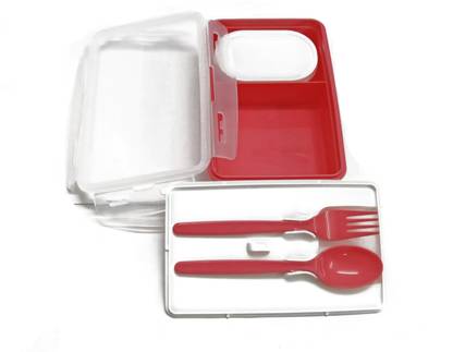 Gift Collection Big Size Lunch Box With 1 Mini Container & 1 Spoon And Fork 1 Containers Lunch Box
