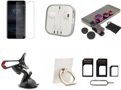Mudshi Screen Protector Accessory Combo for Nokia 3