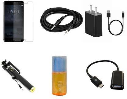 Mudshi Screen Protector Accessory Combo for Nokia 3