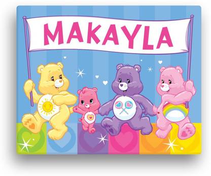 CARE BEARS Canvas 12 inch x 12 inch Painting