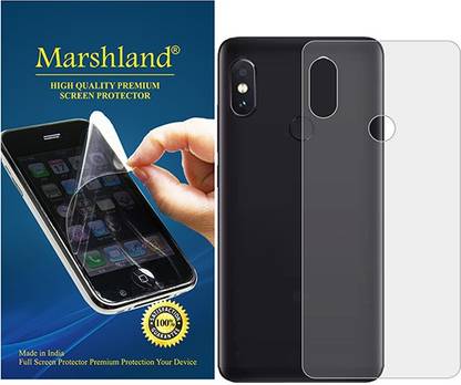 MARSHLAND Back Screen Guard for Mi Redmi Note 6 Pro, Matte finish