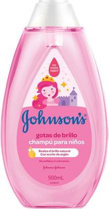 JOHNSON'S Shiny Drops shampoo for children flask 500 ml