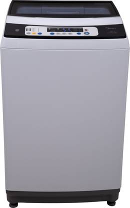 Midea 10.5 kg One Touch AI Wash Fully Automatic Top Load Washing Machine Grey
