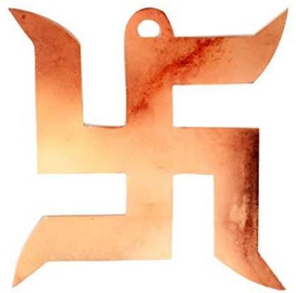 MNA Copper Swastik Yantra For Home, Swastik Pooja Yantra Copper Yantra