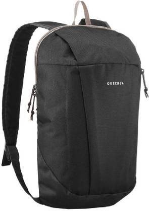 QUECHUA BY DECATHLON 10 Ltr Backpack (BLACK) Multipurpose Bag