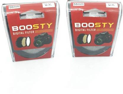 BOOSTY COMBO uv filter for eos 1300d with 18-55 & 55-250mm lens UV Filter