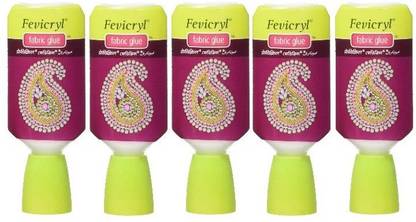 Fevicryl No Stitch Fabric Glue - Set of 5 Adhesive