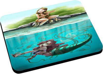 ANNI69 Ariel Got Stuck In Tangle hair In Lake Mousepad