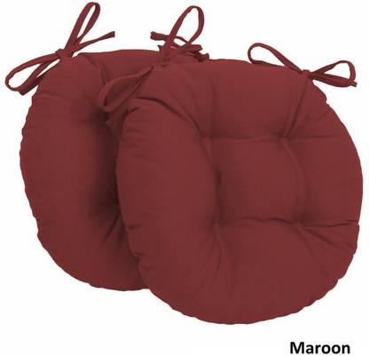 Angel Mommy Microfibre Ultra Soft Round Twill Dining Chair Cushion Back Floor 18 Inch Bench Pack Of 2 Twill Dining Chair Cushion, 18 Inch Round Chair Cushion Covers