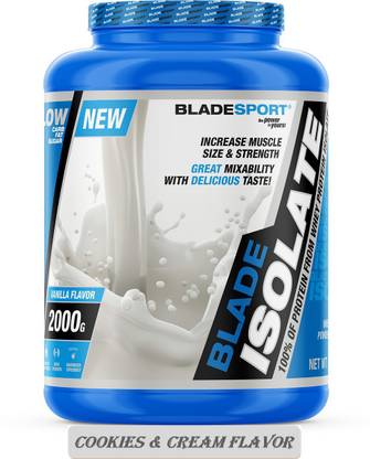 BLADESPORT Blade Isolate 100% Whey Protein Isolate, 2 kg / 4.41 Lb Whey Protein