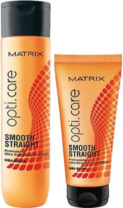 MATRIX Opti Care Smooth Straight Shampoo 350Ml & Conditioner 196G
