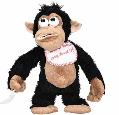 otm Kids Toys, Crying Plush Monkey Shouts & Screams  - 28 cm