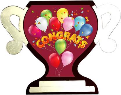 Poster N Frames Gift of congrats for every one Trophy