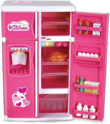 Liberty Imports Dream Kitchen Fridge Playset With Play Food